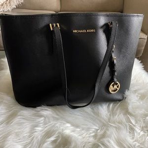 Michael Kors Black Medium Tote Bag